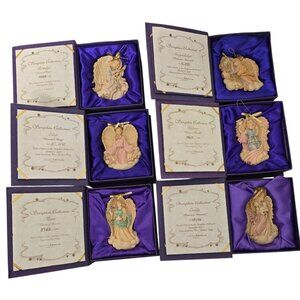 5 Seraphim Collection by Roman Angel Ornaments Italy LE w/ Box & Certificates